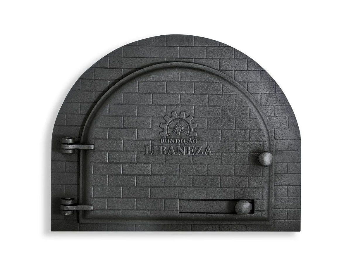 porta de forno a lenha de ferro fundido, igloo tampa de ferro modelo iglu grande. libaneza, pizza